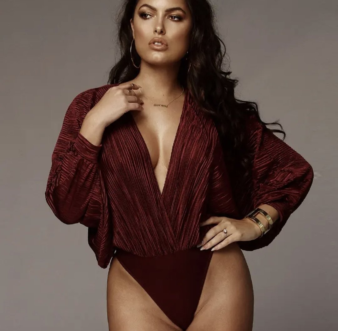 Plissé Plunge Bodysuit - front view