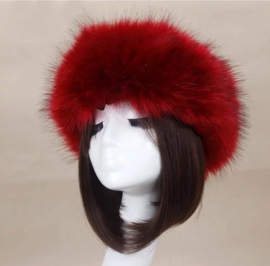 Plush Fur Ear Band - product photo