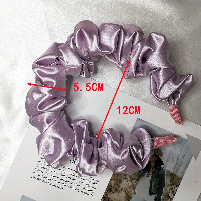 Satin Scrunch Headband - product photo
