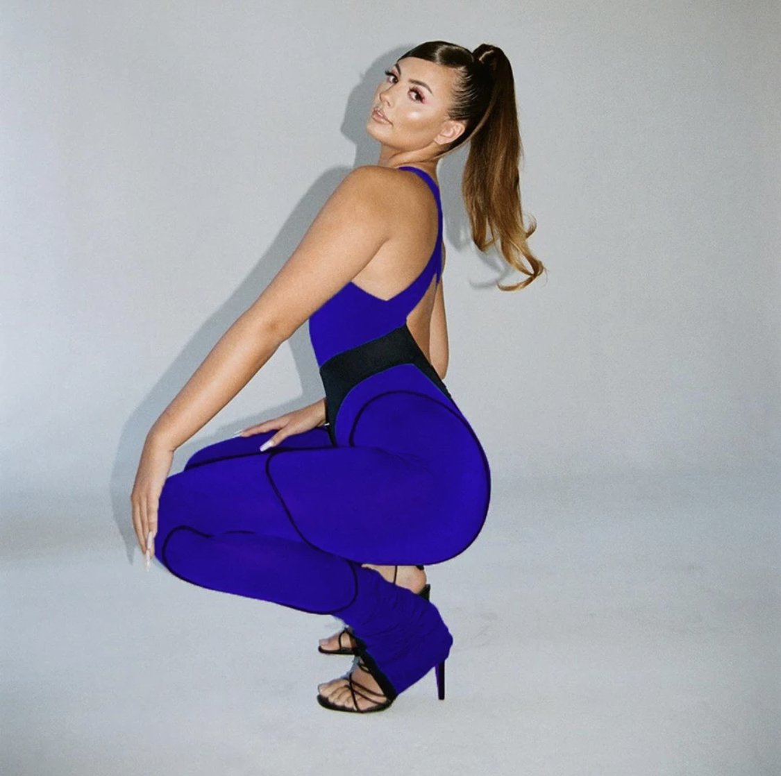Cobalt Nights Jumpsuit - product photo