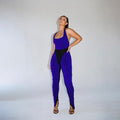 Cobalt Nights Jumpsuit - product photo