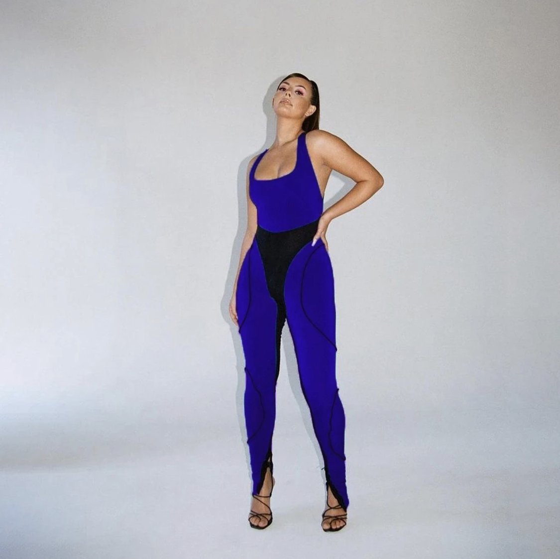 Cobalt Nights Jumpsuit - product photo