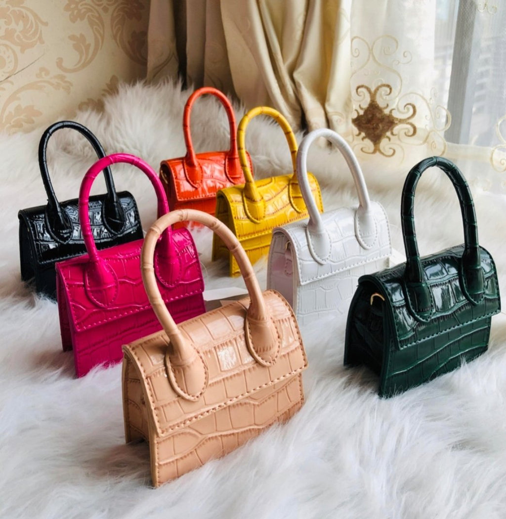 Baby Croc Mini Purse - back view