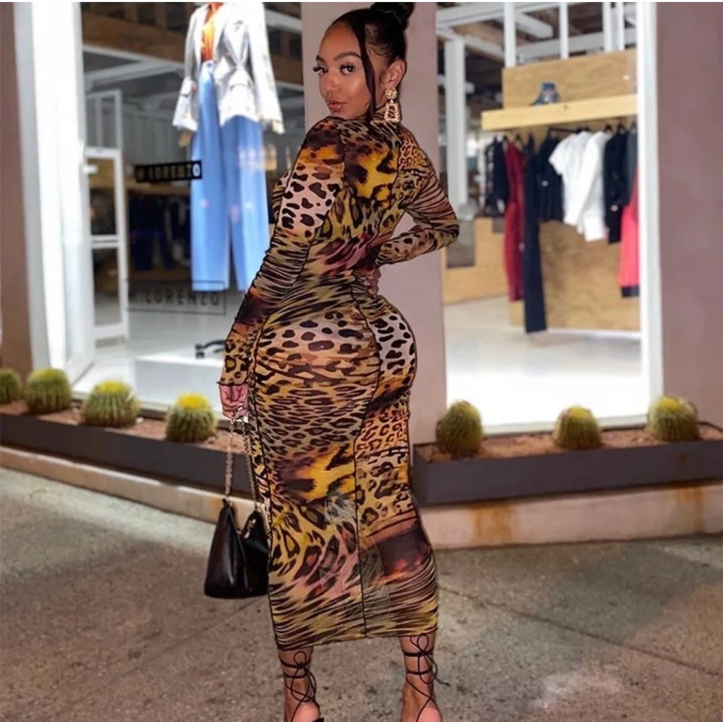 Safari Queen Bodycon - back view