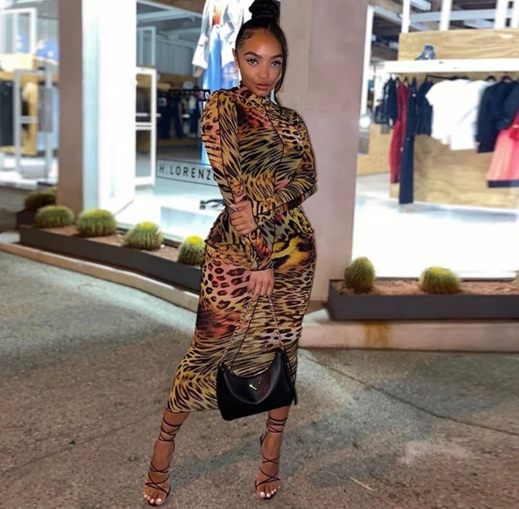 Safari Queen Bodycon - front view